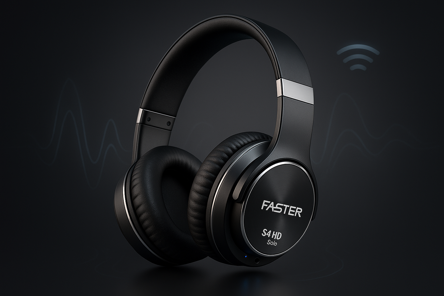 FASTER S4 HD Solo Wireless Stereo Headphones - Unveiling Unrivaled Sound, Comfort, and Connectivity