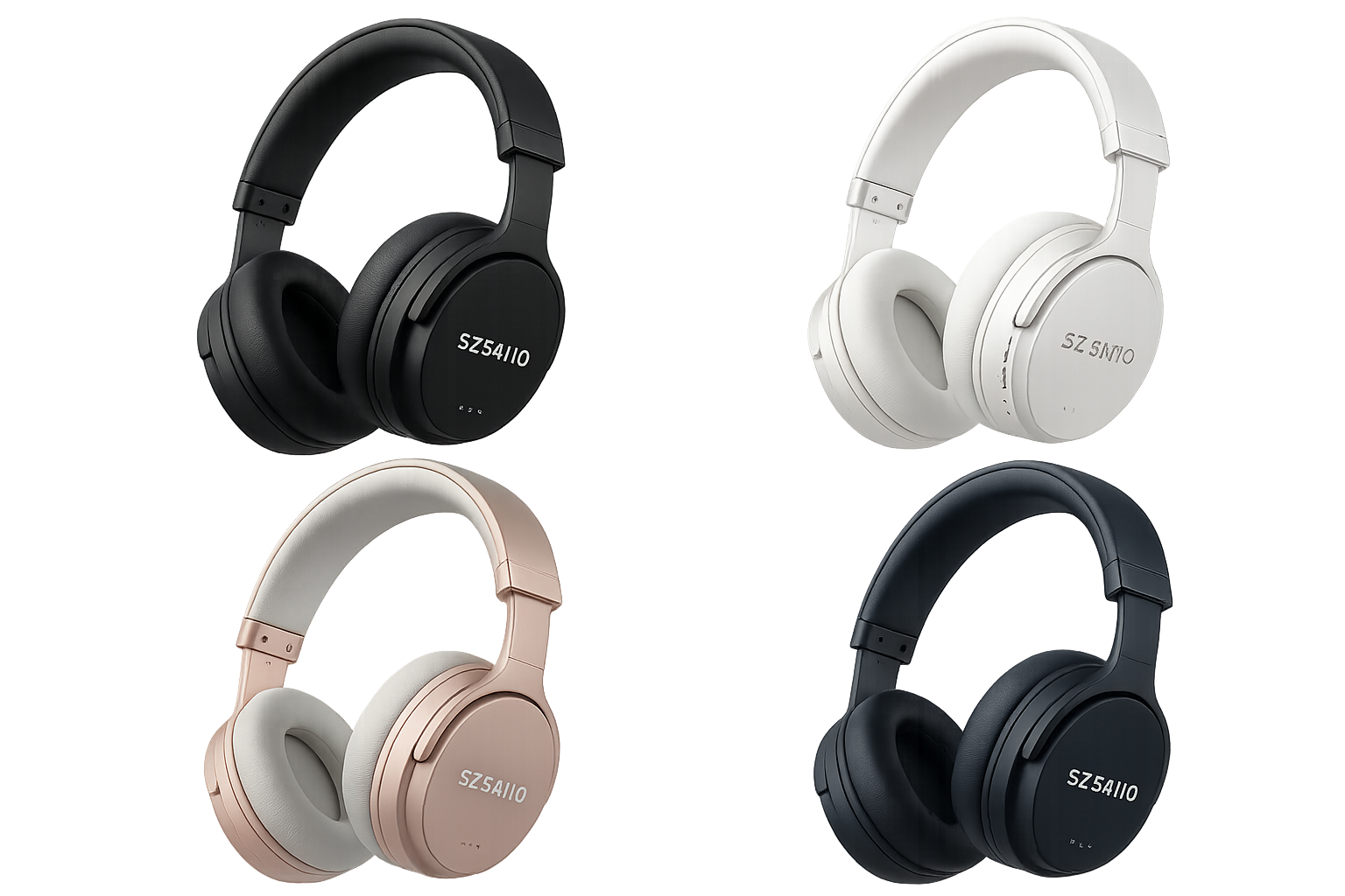 SZ Saiyo Wireless Headset different themes and transparent background